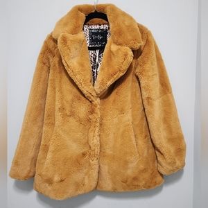Jessica Simpson Women's Faux Fur Coats Sizw S/P